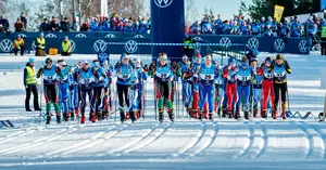 Vårby IK Skidor vid Volkswagen ungdomscup 2022.